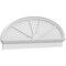 Ekena Millwork Elliptical 4 Spoke Architectural Grade PVC Combination Pediment, 56"W x 20-7/8"H x 2-3/4"P PEDPC056X210ELL04 - alternate 1